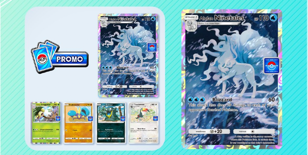 Pokémon TCG Pocket oferece carta exclusiva de Alola Ninetales