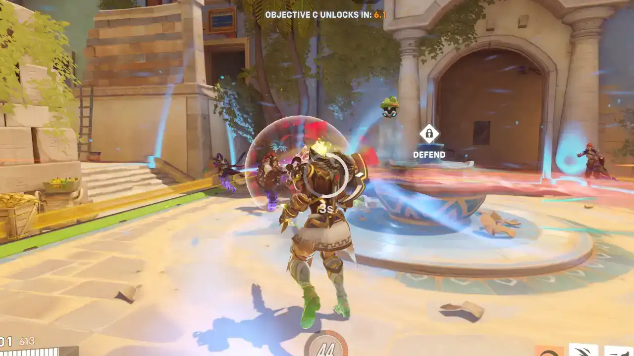 Por que o modo Stadium de Overwatch 2 mantém a proibição de troca de heróis