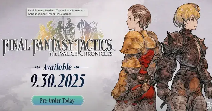 Final Fantasy Tactics: O que esperar do remaster em 2025?