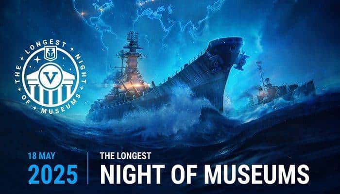 World of Warships anuncia 5ª edição de 'A Noite Mais Longa dos Museus' com foco em navios da 2ª G...